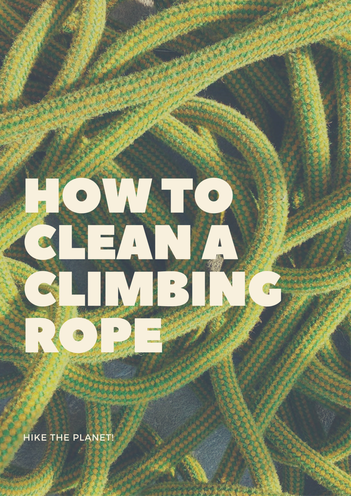 How To Clean A Climbing Rope