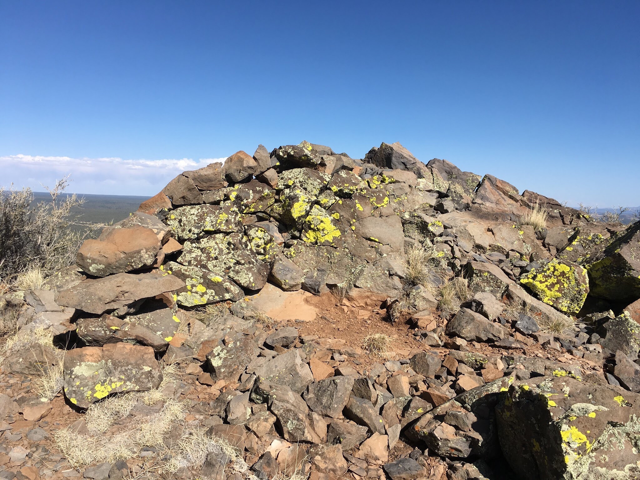 Rock Shelter Atop Red Butte