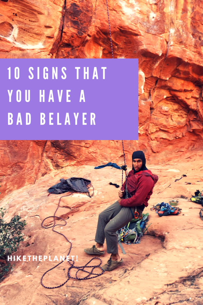 Signs of a Bad Belayer