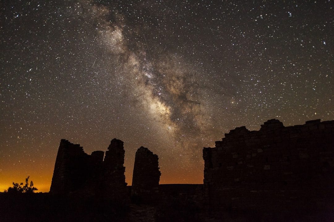 View of the Milky Way Galaxy from Hovenweep National Monument
