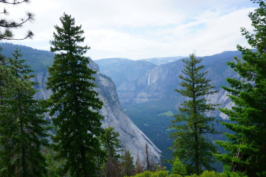View of Yosemite Falls from the Panorama Trail