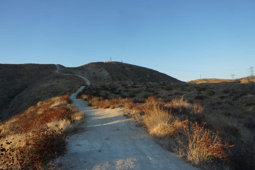 A Trail Leading Up to the Top of the Haskeel Canyon Open Space