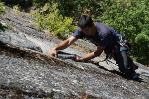 A Climber in Leavenworth, Washington