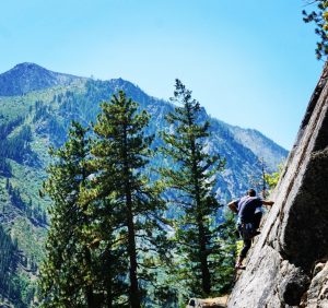 A Climber in Leavenworth, Washington