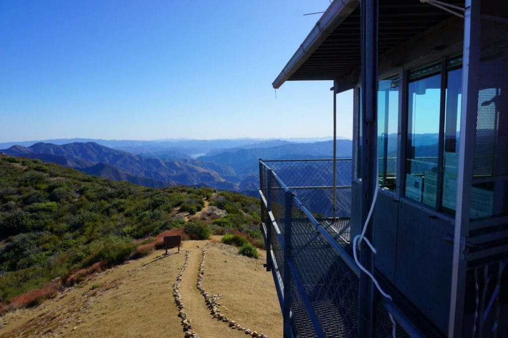 View from the Deck of the Slide Mountain Fire Lookout