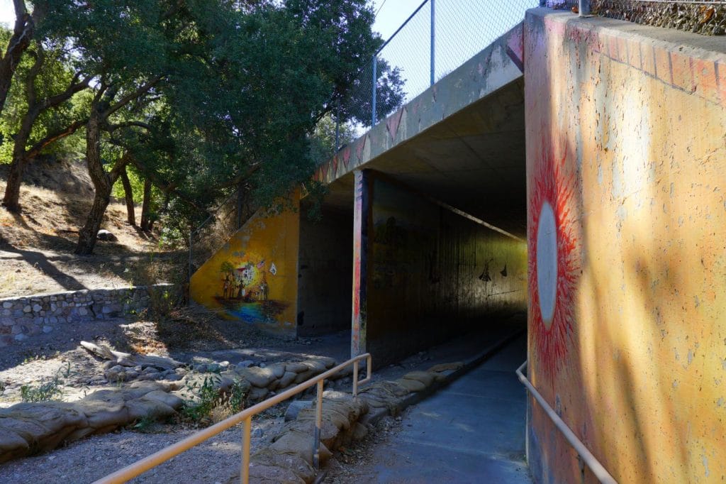 A Tunnel along the Heritage Trail in Placerita Canyon State Park