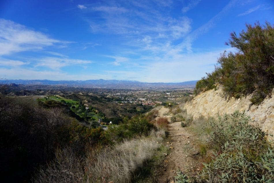 View of Santa Clarita from the Elsmere Canyon Loop Trail