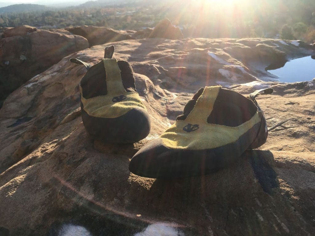Evolv ADdict Rock Climbing Shoes at Stoney Point