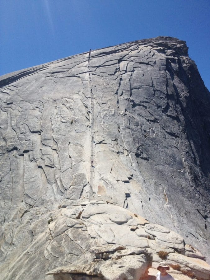 Half Dome Cables Hike on a Sunny Day