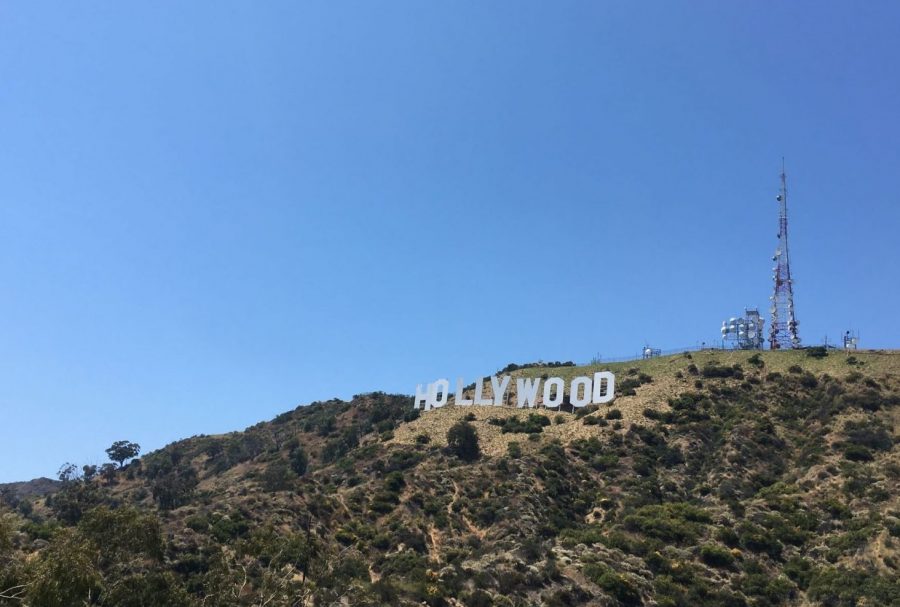 View of the Hollywood Sign from the Tyrolian Tanks